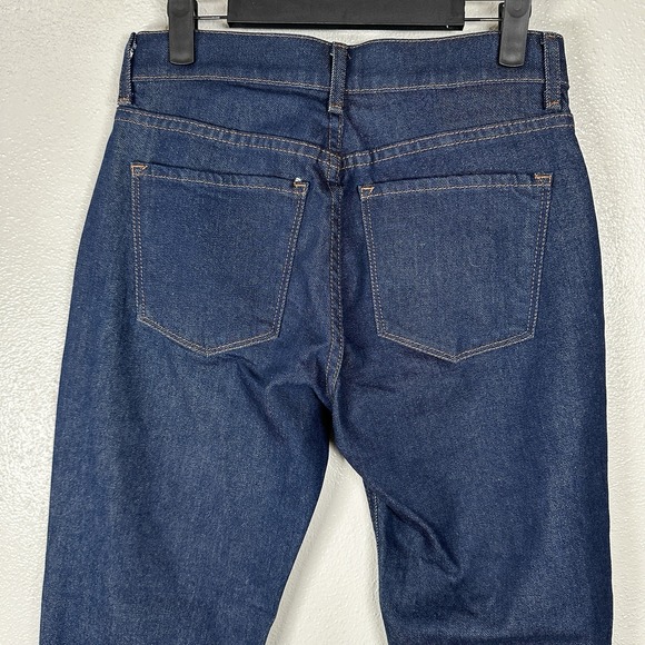 Mott & Bow Boyfriend Straight Jeans Womens Size 26x28 Dark Wash Classic - Picture 4 of 6